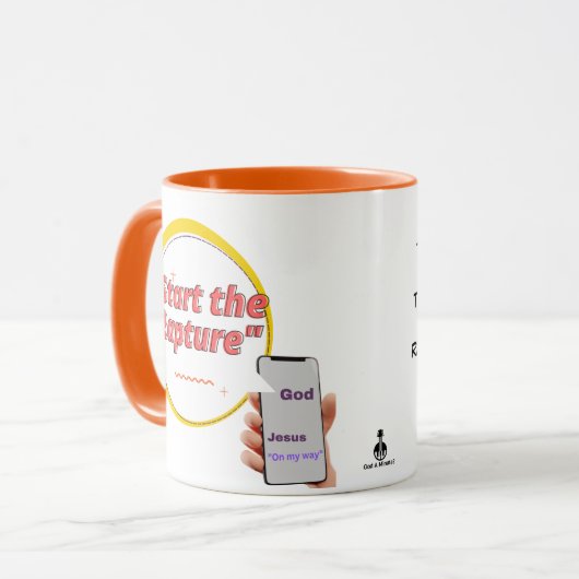 "Commence le viol" Mug (Devant gauche)