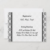 Commencé par une invitation nuptiale ethnique (Dos)