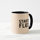 COMMENCER FLUID FUNNY CAFÉ MUGS (Devant droit)