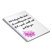 Commencer quelque chose de nouveau - Carnet inspir (Côté Droit)