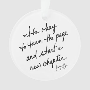 Commencer un nouveau chapitre inspirant écrit à la