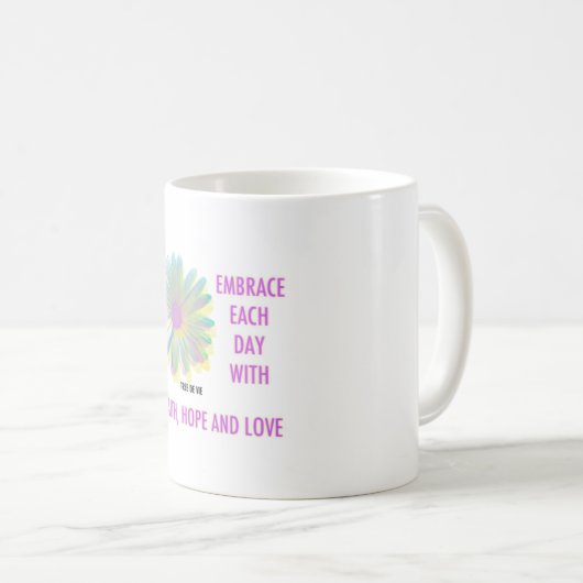 Commencez chaque jour Café Mug (Devant droit)