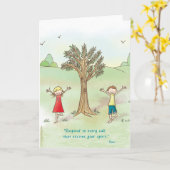 Commencez en dedans - la carte de voeux de pose (Fleur jaune)