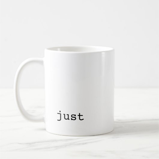commencez juste la tasse de café inspirée (Gauche)