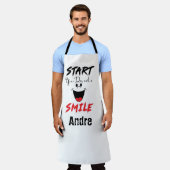 Commencez Votre Journée Avec Un Tablier De Sourire (Porté)