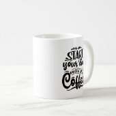 Commencez Votre Journée Avec Une Mug De Typographi (Devant droit)