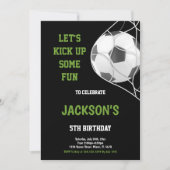 Commençons les invitations d'anniversaire de Black (Devant)