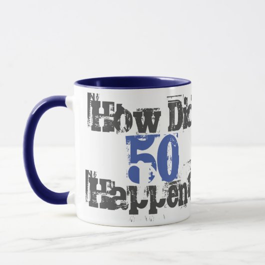 Comment 50 Sont-Ils Arrivés ? - Mug à café à deux  (Gauche)