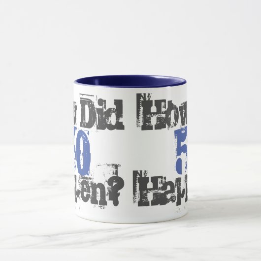 Comment 50 Sont-Ils Arrivés ? - Mug à café à deux  (Centre)