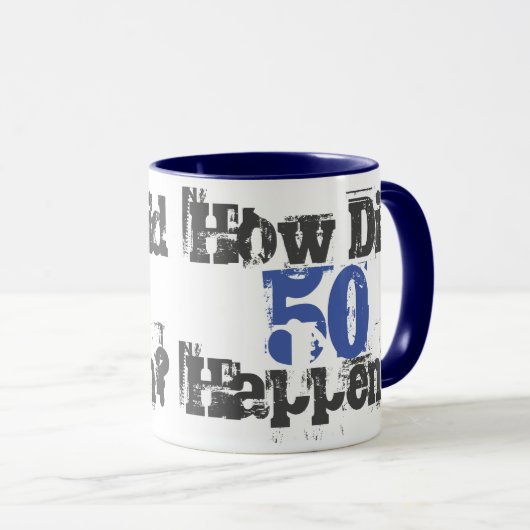 Comment 50 Sont-Ils Arrivés ? - Mug à café à deux (Devant droit)