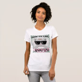 Comment aimes-tu MEOW ? T-Shirt Chat avec Lunettes (Devant entier)