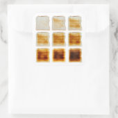 Comment Aimez-Vous Votre Sticker Carré Toast Fait (Sac)