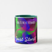 Comment aller de l'avant Mug de café (Centre)