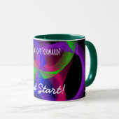 Comment aller de l'avant Mug de café (Devant droit)