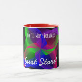 Comment aller de l'avant Mug de café (Centre)