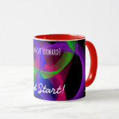 Comment aller de l'avant Mug de café (Devant droit)