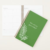 Comment allez-vous grandir aujourd'hui Planner (Devant avec enveloppe)