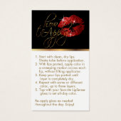 Comment appliquer & conseils - Parties scintillant (Devant)