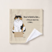 Comment attraper un chat (Gant de toilette)