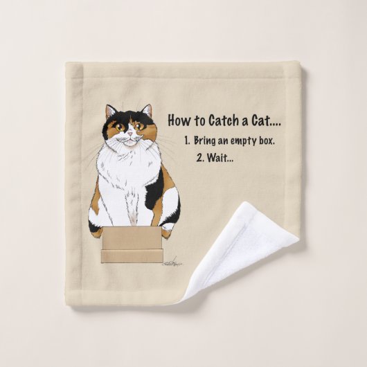Comment attraper un chat (Gant de toilette)