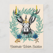 Comment célébrer le solstice hivernal Carte postal (Devant)