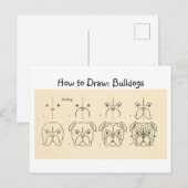 Comment dessiner Bulldogs carte postale Vintage (Devant / Derrière)