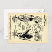 Comment donner une carte postale Manly Handshake (Devant / Derrière)
