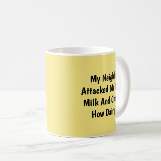Comment Du Lait ? - Mug-A-Tude Mug (Devant droit)