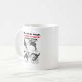 Comment échapper aux menottes Mug drôle (Devant gauche)