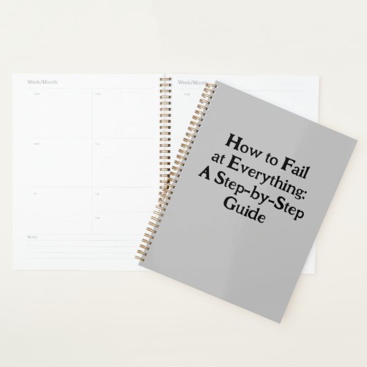 Comment échouer à tout : un guide pas à pas (Devant avec enveloppe)
