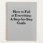 Comment échouer à tout : un guide pas à pas (Devant)