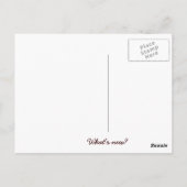 Comment Es-Tu Carte Postale (Dos)