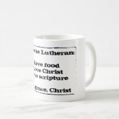 Comment être tasse de café luthérienne (Devant droit)