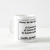 Comment être tasse de café luthérienne (Devant gauche)