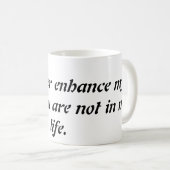 Comment éviter les narcissiques Mug (Devant droit)