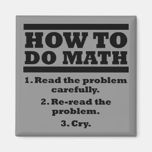 Comment Faire Des Maths Magnet Frigo Drôle Réfrigé