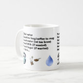 Comment faire la tasse de café ou de thé - cadeau (Devant gauche)