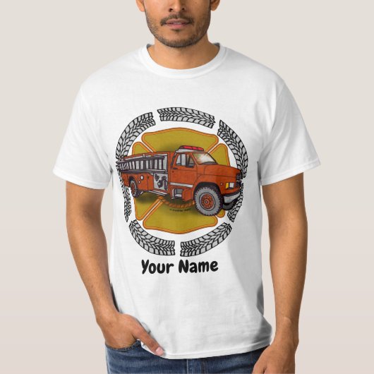 Comment faire pour rouler un t-shirt pompier (Devant)