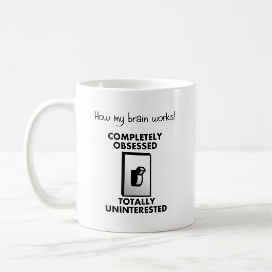 Comment fonctionne drôlement mon cerveau Mug (Gauche)