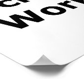 Comment fonctionne la science - Poster drôle (Coin)