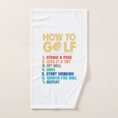 Comment golf Towel (Serviette à main)