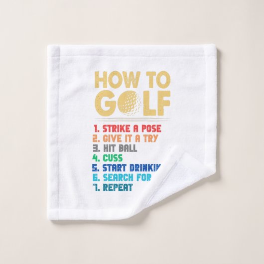 Comment golf Towel (Gant de toilette)