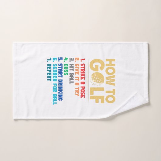Comment golf Towel (Serviette à main)