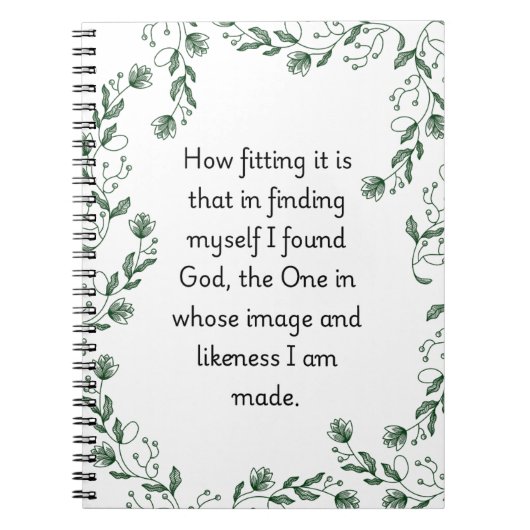 Comment il convient - Carnet photo spirale (Devant)