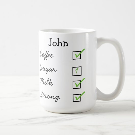 Comment j'aime ma tasse personnalisée par café (Droite)