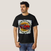Comment je marche pompier camion T-shirt (Devant entier)