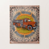 Comment je roule Firetruck Pompier puzzle puzzle (Vertical)