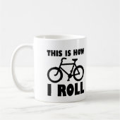Comment je roule Vélo drôle Mug (Gauche)