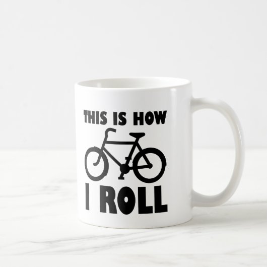 Comment je roule Vélo drôle Mug (Droite)