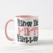 Comment La Cinquante Est-Elle Arrivée ? - Mug à ca (Gauche)